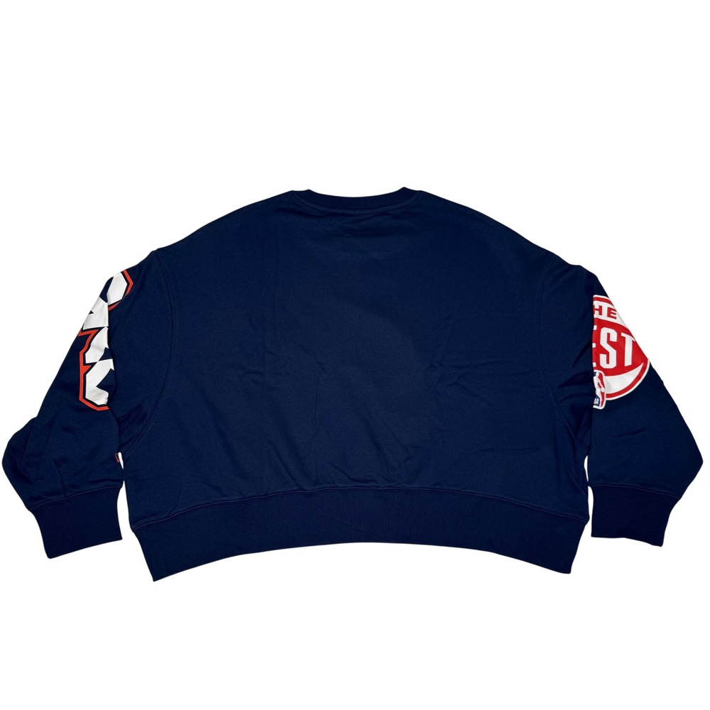New Era Oklahoma City Thunder OKC Cropped Sweatshirt Women's M NBA NWT - Picture 3 of 10